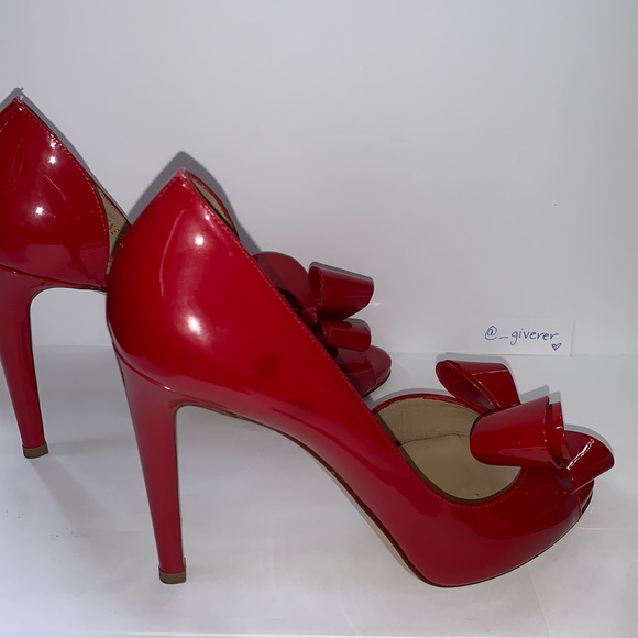 40 Red Valentino Couture Bow D’Orsay Pumps - Picture 13 of 16